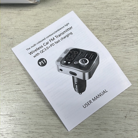 NIB - Multifunctional Car Wireless FM Transmitter, Hand-Free Adapter and Charger - Picture 10 of 13